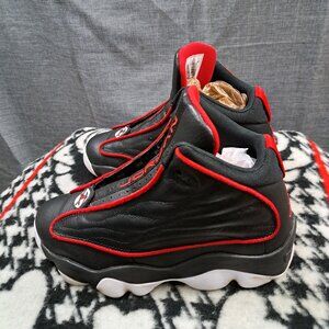 %Nike Air Jordan Pro Strong GS Sneakers 5.5Y Black University Red AJ24